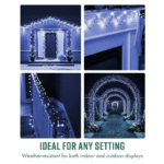 LED Fairy Lights (100–1000 LEDs) – 8 Modes, Waterproof Christmas & Outdoor Decorations