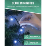 LED Fairy Lights (100–1000 LEDs) – 8 Modes, Waterproof Christmas & Outdoor Decorations - Image 2