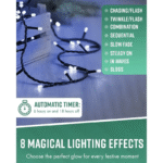 LED Fairy Lights (100–1000 LEDs) – 8 Modes, Waterproof Christmas & Outdoor Decorations - Image 5