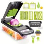16-in-1 Multifunction Vegetable Chopper & Slicer Set