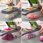 16-in-1 Multifunction Vegetable Chopper & Slicer Set - Image 4