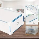 20pcs Clear Foldable Stackable Shoe Storage Boxes (31x20x11cm) - Image 3
