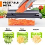 16-in-1 Multifunction Vegetable Chopper & Slicer Set - Image 8