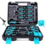 43-Piece Magnetic Screwdriver Set with Case Precision Slotted, Phillips, Hex, Torx & Magnetizer Tools - Image 3