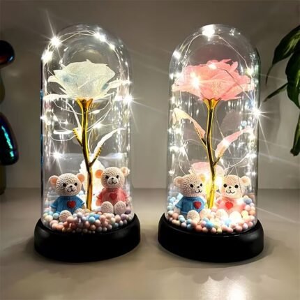 1pc Artificial Plastic Rose Flower Decorative Home Display for Gifts & Special Occasions