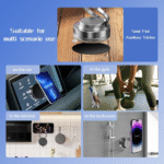 360°Rotation Vacuum Magnetic Phone Holder One-Handed Operation Foldable Adjustable Magnetic Phone Holder - Image 2