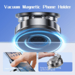 360°Rotation Vacuum Magnetic Phone Holder One-Handed Operation Foldable Adjustable Magnetic Phone Holder - Image 5