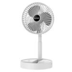 2025 Mini USB Rechargeable Folding Telescopic Floor Fan for Students Home Office RV Car Dormitory Outdoor Camping - Image 4