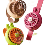 2025 USB Charging Cute Mini Handheld Fan Children's Portable Pet Watch Fan for Students Child Gift Car Three Cooling English - Image 5